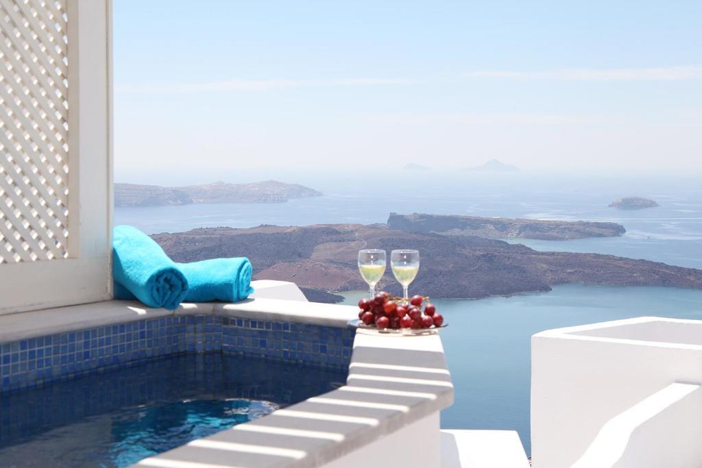 Whitedeck Santorini Hotell Imerovígli Rom bilde